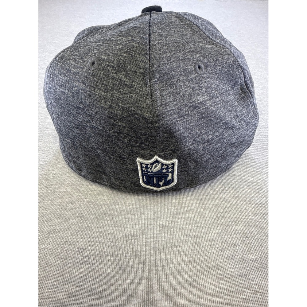 New Era‎ Dallas Cowboys 59FIFTY Fitted Hat 7 3/8 NFL Heather Gray Black Star Cap - Picture 2 of 7